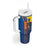 Ecuador Football Tumbler With Handle La Tricolor Soccer - Road To Champion