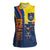 Ecuador Football Women Sleeveless Polo Shirt La Tricolor Soccer - Road To Champion - Wonder Print Shop