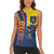 Ecuador Football Women Sleeveless Polo Shirt La Tricolor Soccer - Road To Champion - Wonder Print Shop