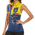 Ecuador Football Women Sleeveless Polo Shirt La Tricolor Soccer - Road To Champion - Wonder Print Shop