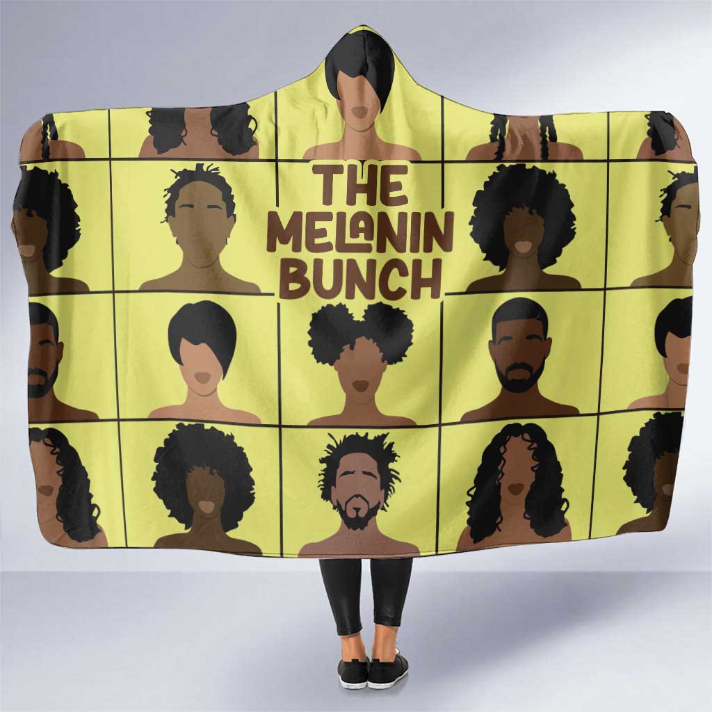 The Melanin Bunch Hooded Blanket Africa Black People