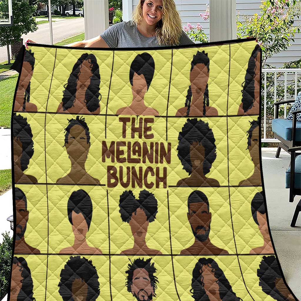 The Melanin Bunch Quilt Africa Black People - Wonder Print Shop