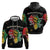 Power in Our Roots Zip Hoodie Unapologetically Black African - Wonder Print Shop