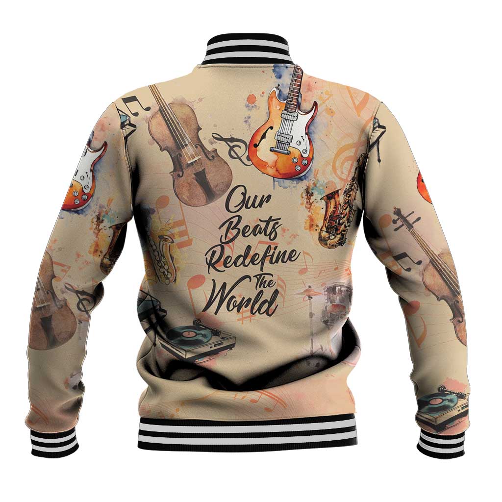 Our Beats Redefine The World African Baseball Jacket