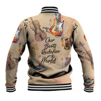 Our Beats Redefine The World African Baseball Jacket
