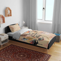 Our Beats Redefine The World African Bedding Set