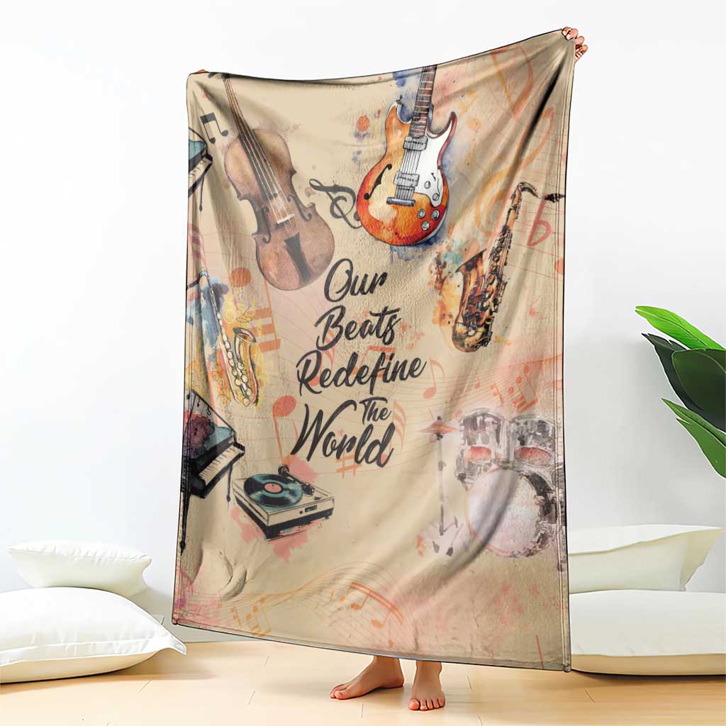 Our Beats Redefine The World African Blanket