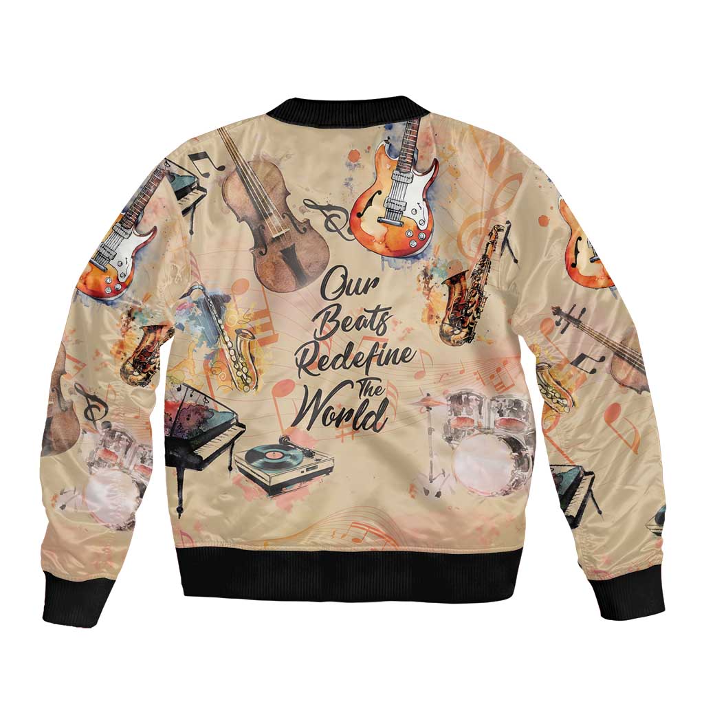 Our Beats Redefine The World African Bomber Jacket