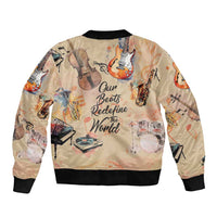 Our Beats Redefine The World African Bomber Jacket