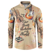 Our Beats Redefine The World African Button Sweatshirt