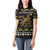 Dragonfly Sunflower Women Polo Shirt Dragonfly Appear When Angels Are Near