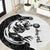 The Bear Tattoo Round Carpet Bear In Forest