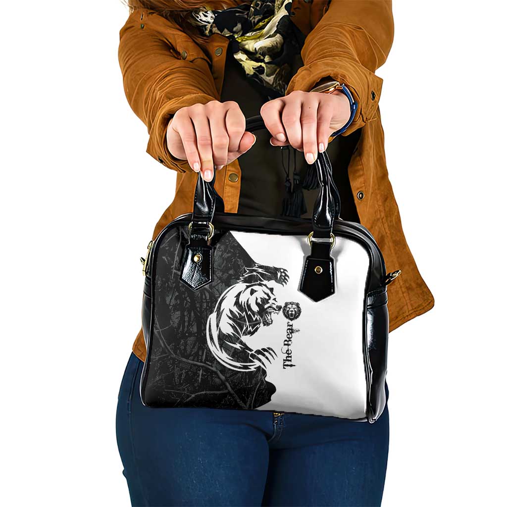 The Bear Tattoo Shoulder Handbag Bear In Forest