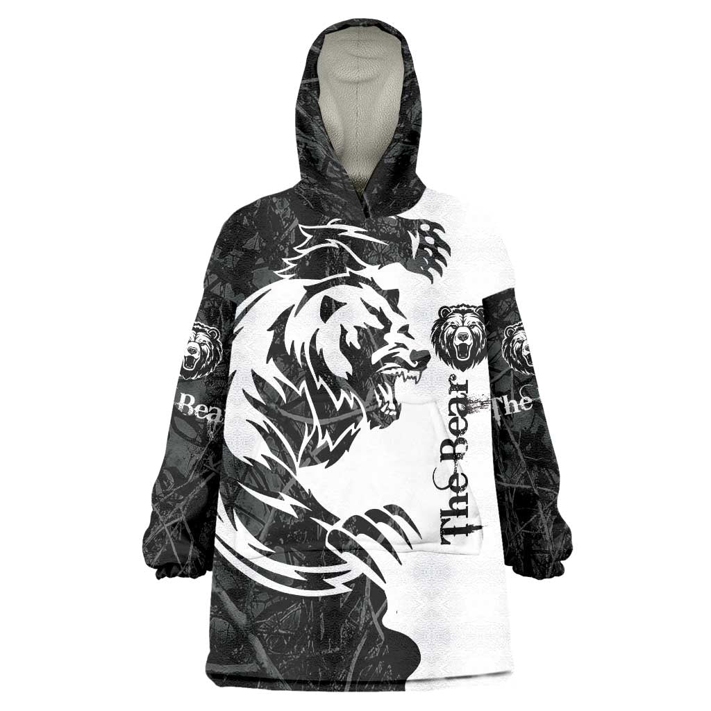 The Bear Tattoo Wearable Blanket Hoodie Bear In Forest