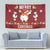 Funny Corgi Dog Tapestry Merry CORGMAS Christmas