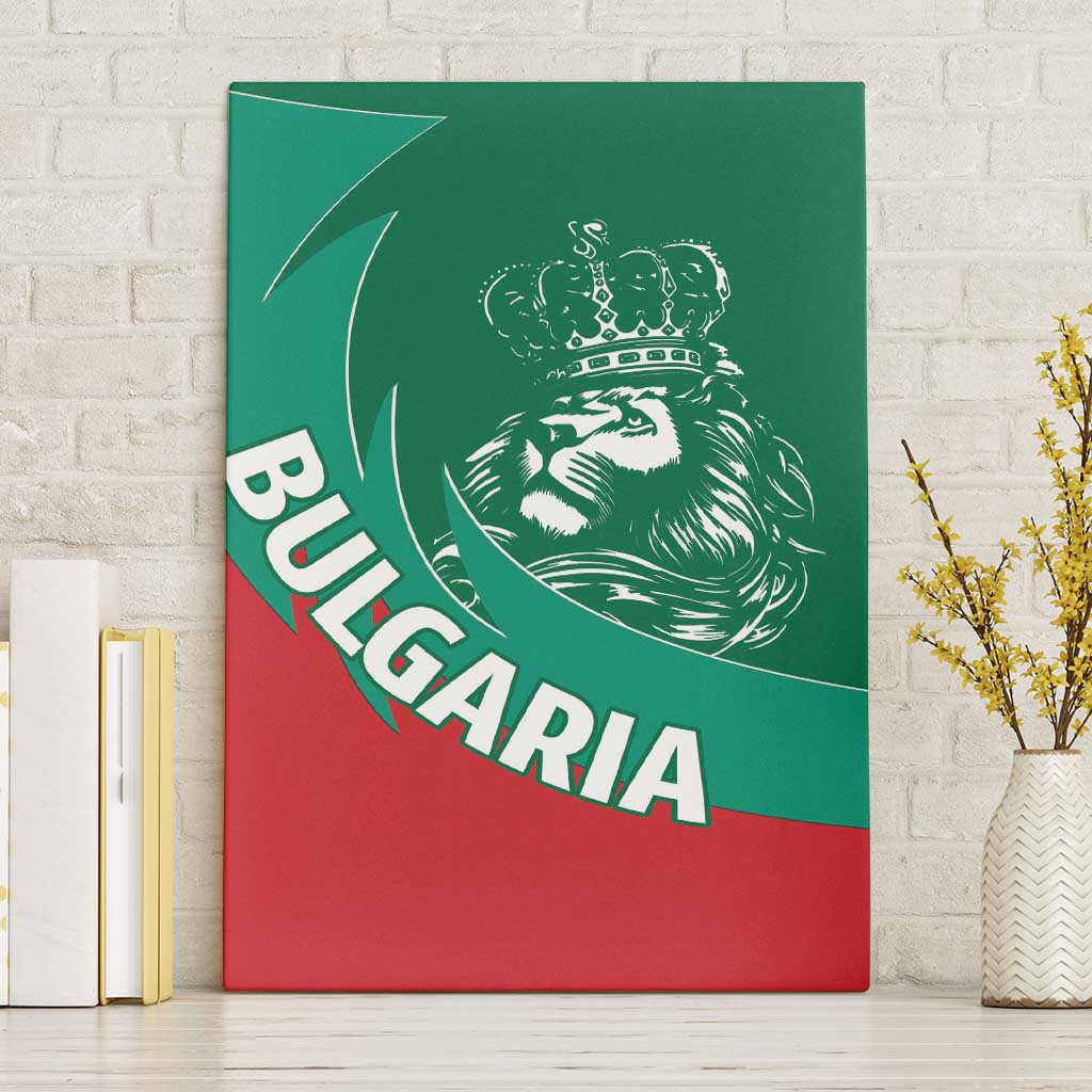 Bulgaria Lion Canvas Wall Art Bulgarian Coat Of Arms