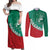 Bulgaria Lion Couples Matching Off Shoulder Maxi Dress and Long Sleeve Button Shirt Bulgarian Coat Of Arms