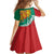 Bulgaria Lion Family Matching Off Shoulder Short Dress and Hawaiian Shirt Bulgarian Coat Of Arms