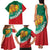 Bulgaria Lion Family Matching Tank Maxi Dress and Hawaiian Shirt Bulgarian Coat Of Arms