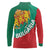 Bulgaria Lion Long Sleeve Polo Shirt Bulgarian Coat Of Arms