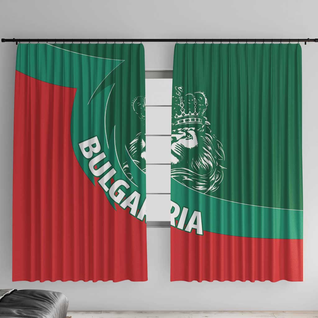 Bulgaria Lion Window Curtain Bulgarian Coat Of Arms - Wonder Print Shop