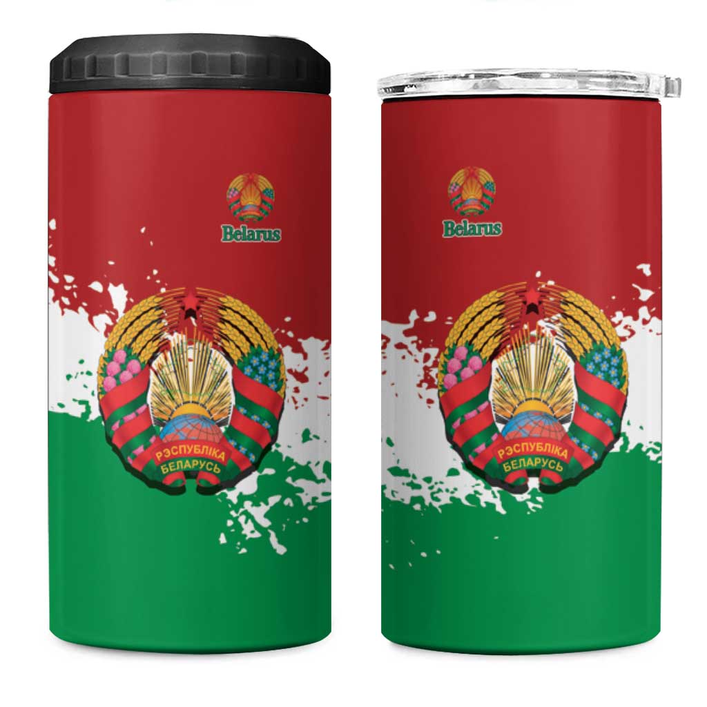 Personalized Belarus 4 in 1 Can Cooler Tumbler Special Style