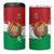 Personalized Belarus 4 in 1 Can Cooler Tumbler Special Style