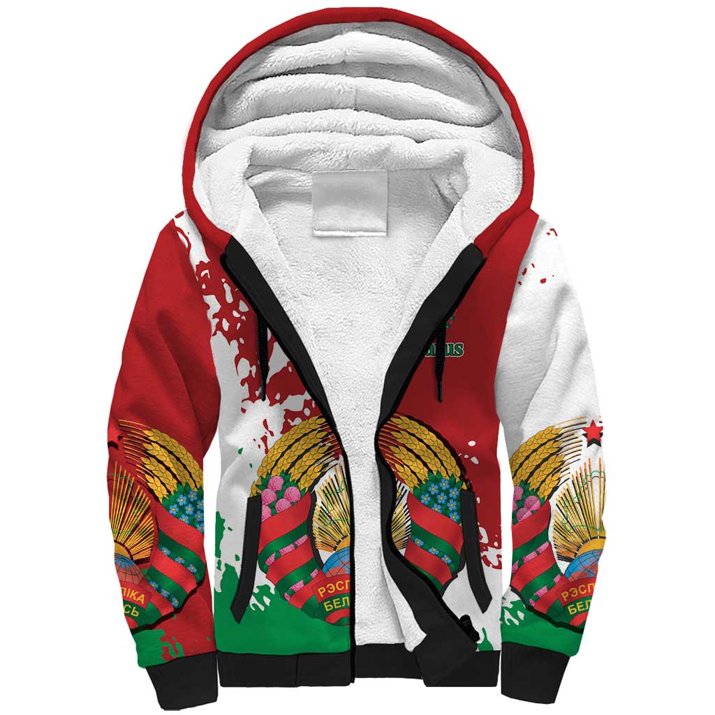 Personalized Belarus Sherpa Hoodie Special Style