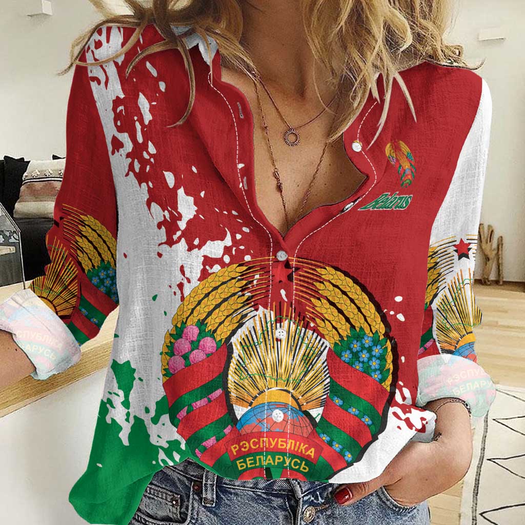 Personalized Belarus Women Casual Shirt Special Style - Wonder Print Shop