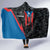 Puerto Rico Hooded Blanket Boricua PR Flag Style