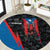 Puerto Rico Round Carpet Boricua PR Flag Style