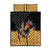 Puerto Rico Rooster Quilt Bed Set Gallo Boricua