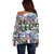 The Civil Rights Journey in Puzzle Off Shoulder Sweater African American