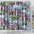 The Civil Rights Journey in Puzzle Shower Curtain African American