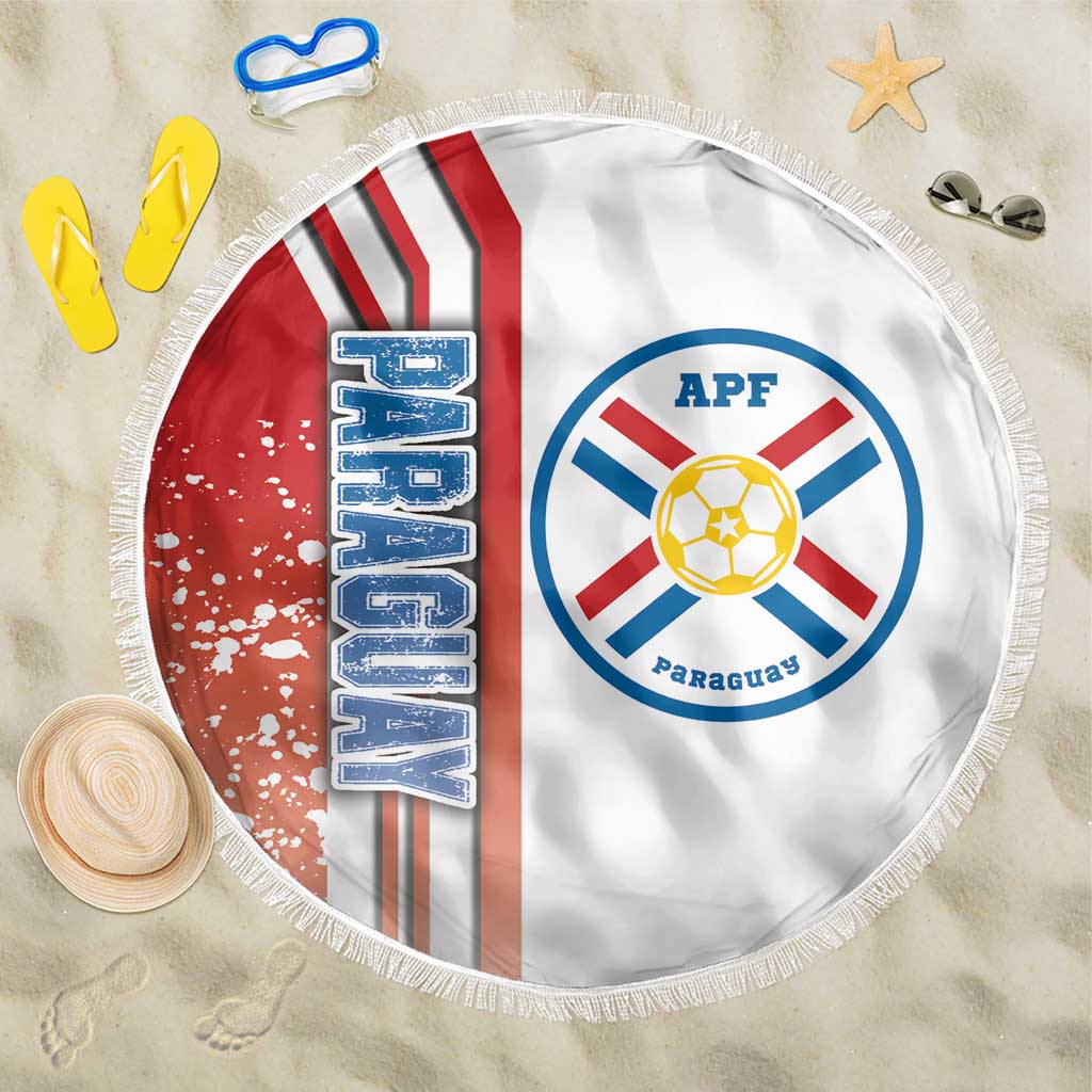 Paraguay Football Beach Blanket La Albirroja Soccer - Road To Champion