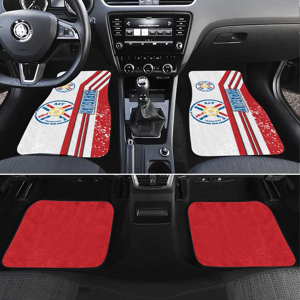 Paraguay Football Car Mats La Albirroja Soccer - Road To Champion