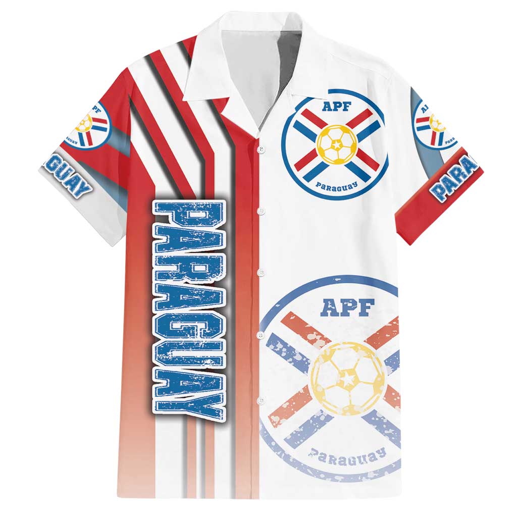 Paraguay Football Hawaiian Shirt La Albirroja Soccer - Road To Champion