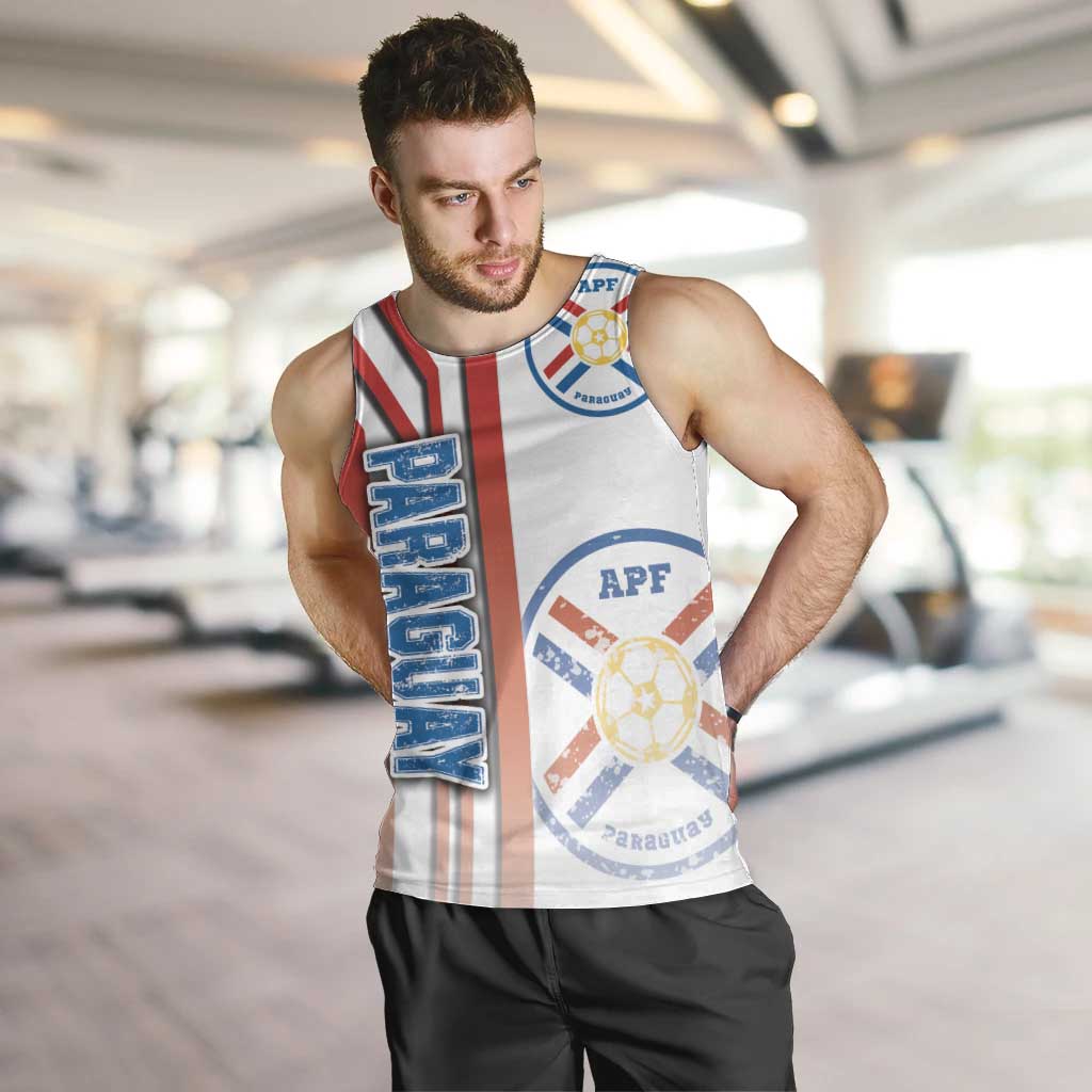 Paraguay Football Men Tank Top La Albirroja Soccer - Road To Champion