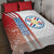 Paraguay Football Quilt Bed Set La Albirroja Soccer - Road To Champion