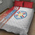 Paraguay Football Quilt Bed Set La Albirroja Soccer - Road To Champion