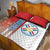 Paraguay Football Quilt Bed Set La Albirroja Soccer - Road To Champion