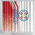 Paraguay Football Shower Curtain La Albirroja Soccer - Road To Champion