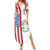 Paraguay Football Summer Maxi Dress La Albirroja Soccer - Road To Champion