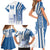 Honduras Football Family Matching Short Sleeve Bodycon Dress and Hawaiian Shirt Los Catrachos Soccer - Road To Champion