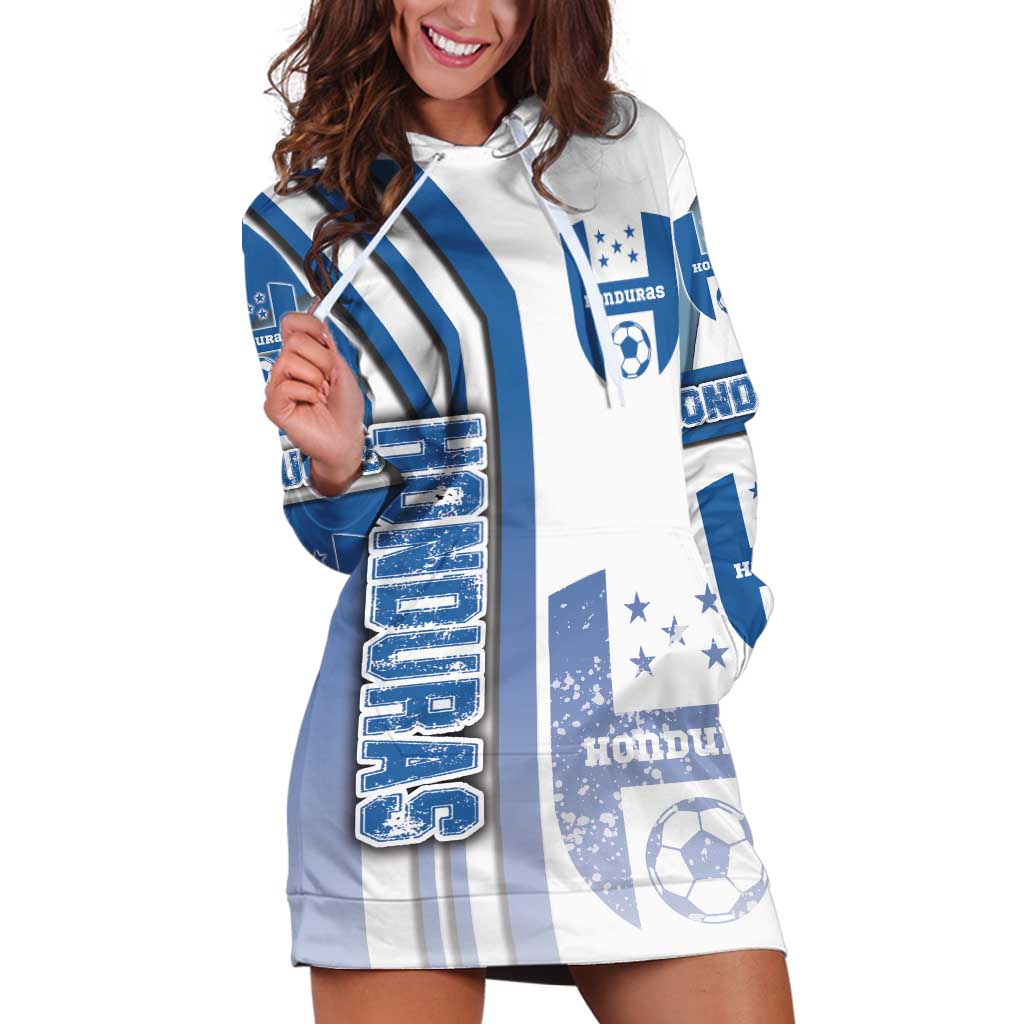 Honduras Football Hoodie Dress Los Catrachos Soccer - Road To Champion