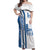 Honduras Football Off Shoulder Maxi Dress Los Catrachos Soccer - Road To Champion