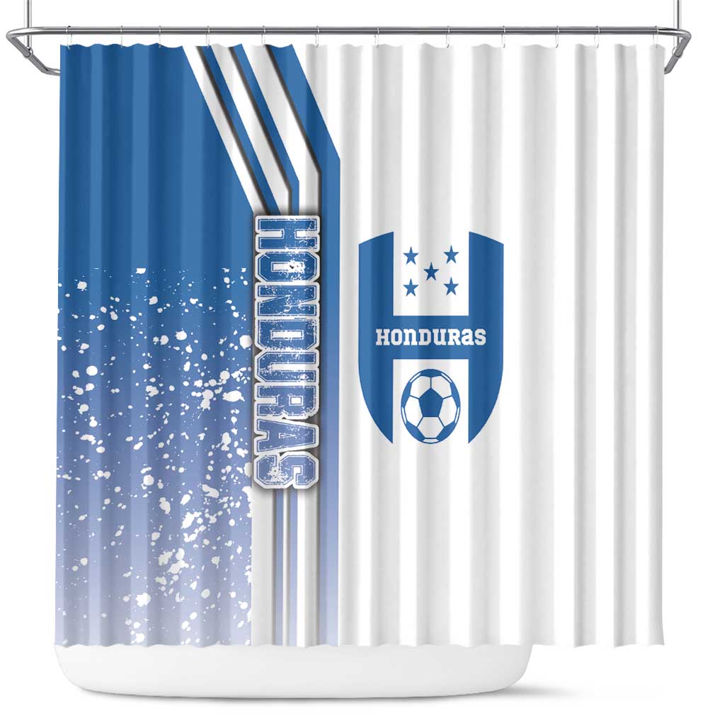 Honduras Football Shower Curtain Los Catrachos Soccer - Road To Champion