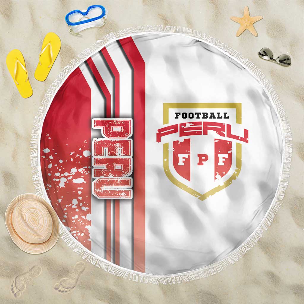 Peru Football Beach Blanket La Bicolor Soccer - Road To Champion