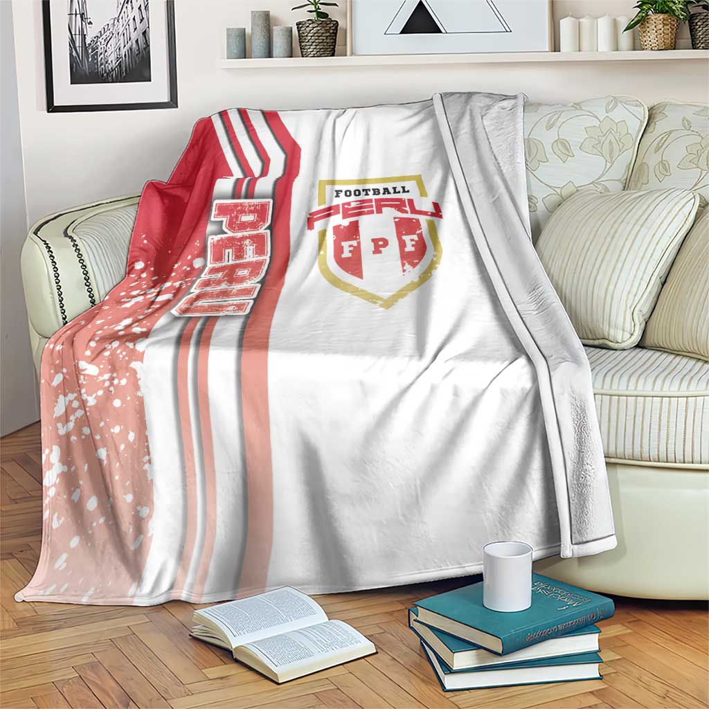 Peru Football Blanket La Bicolor Soccer - Road To Champion