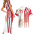 Peru Football Couples Matching Short Sleeve Bodycon Dress and Hawaiian Shirt La Bicolor Soccer - Road To Champion